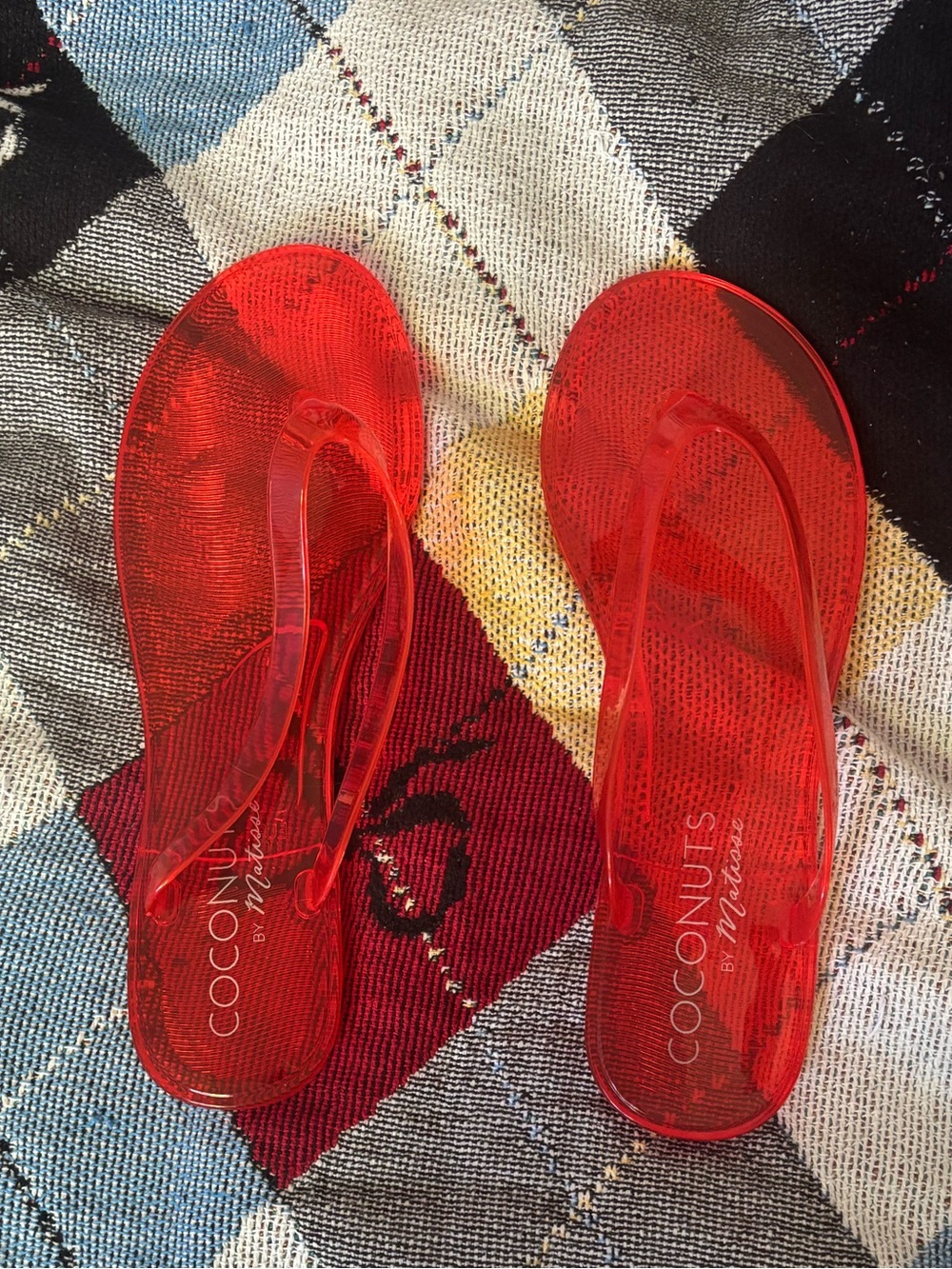 Coconuts by Matisse Olsen Women's Flip Flop Sandal - Cherry Red